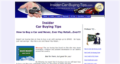 Desktop Screenshot of insider-car-buying-tips.com