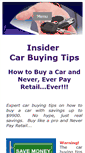 Mobile Screenshot of insider-car-buying-tips.com